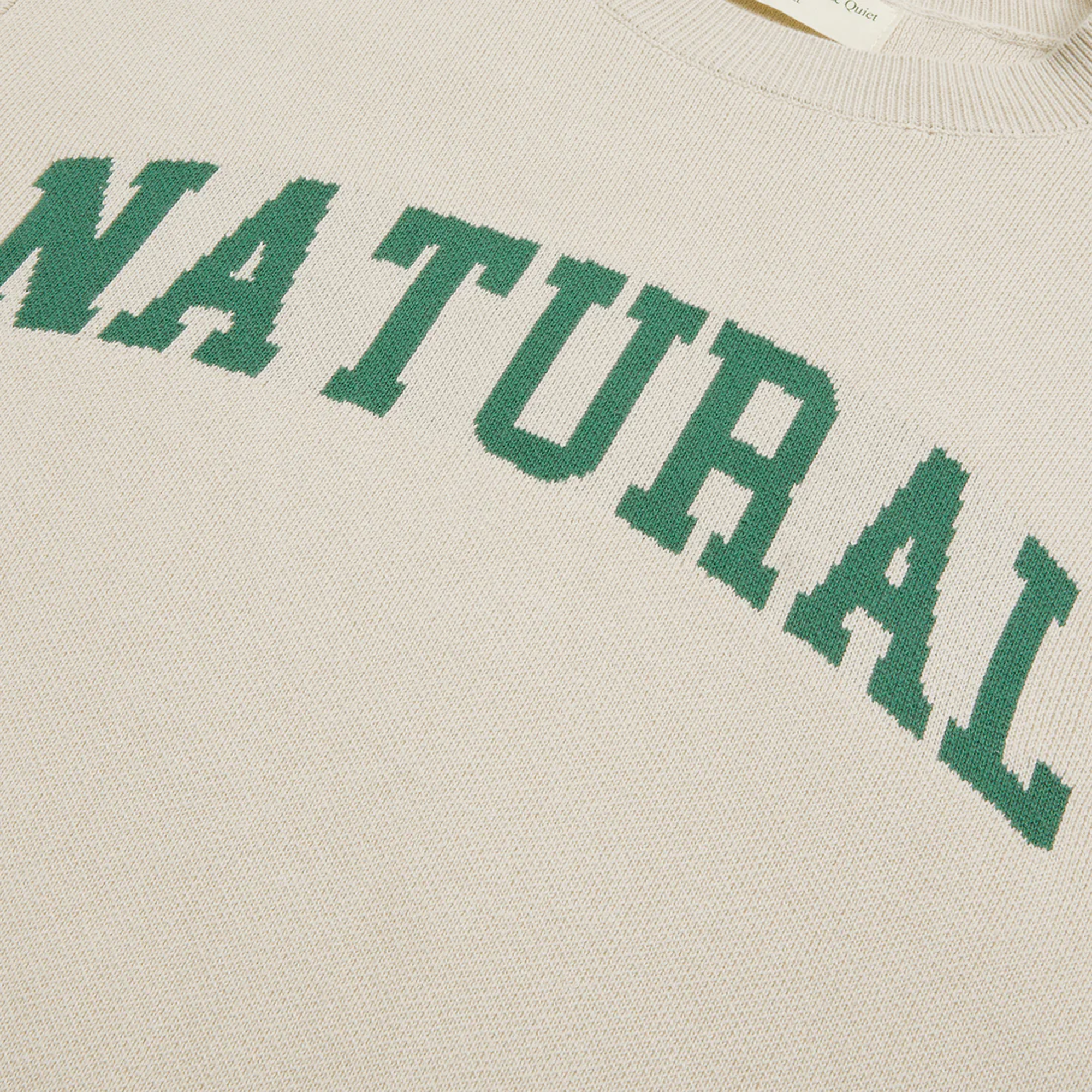 Museum Of Peace & Quiet Natural Jacquard Knit Sweater Bone