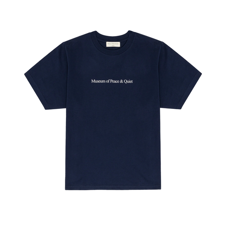 Museum Of Peace & Quiet Mopq T-Shirt Navy