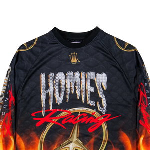For The Homies Moto Jersey Black