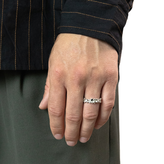 Maple Tropique Ring Silver 925/Onyx