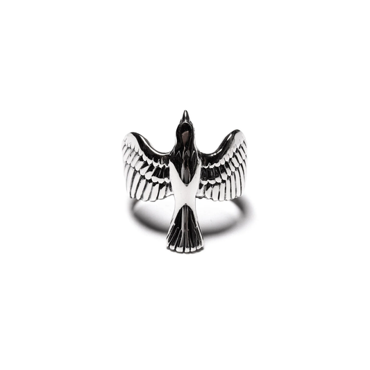 Maple Eagle Ring Silver 925
