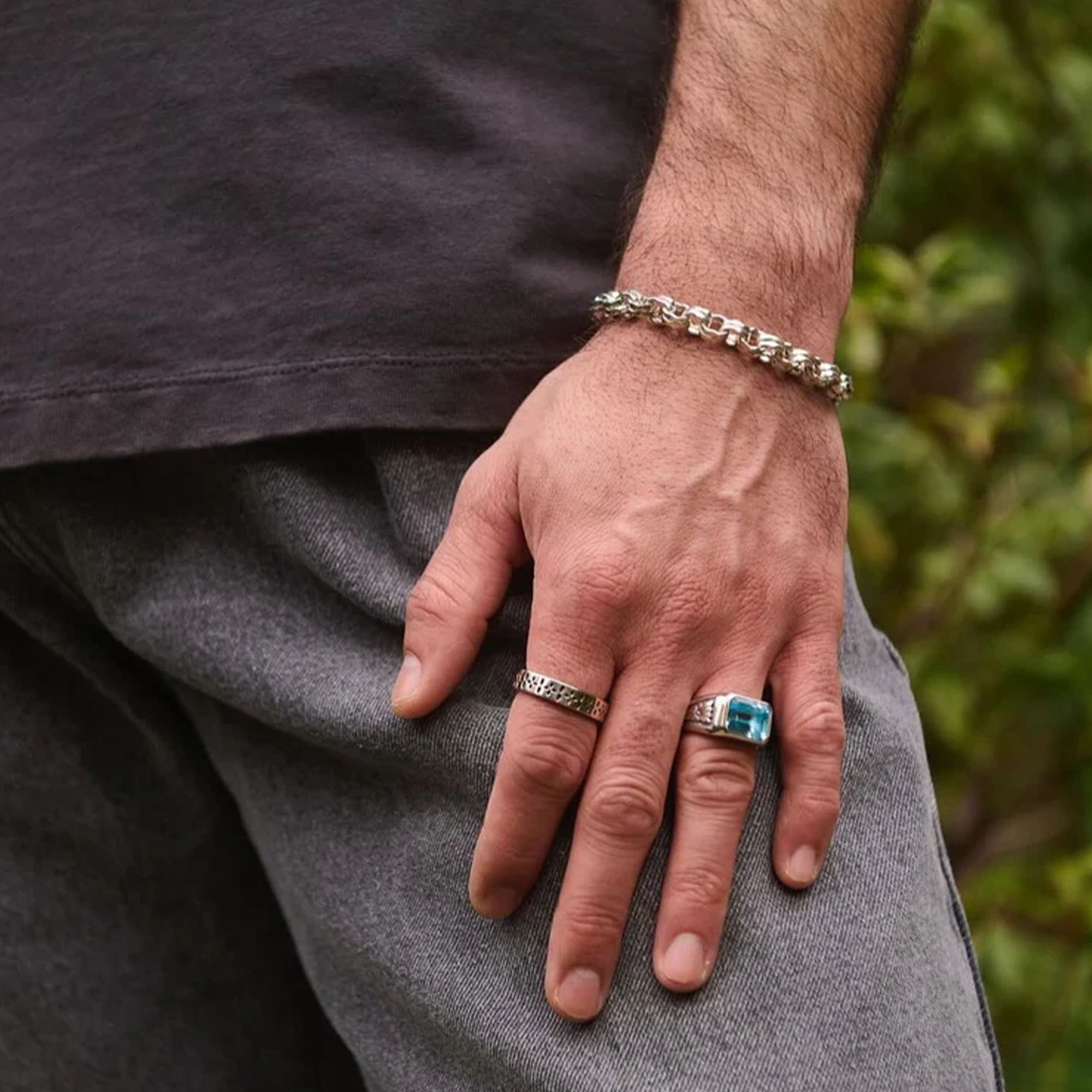 Maple Bandana Ring Silver 925