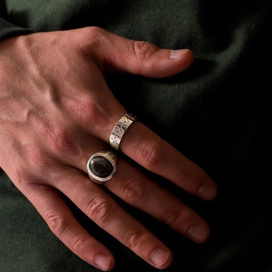 Maple Bandana Ring Silver 925