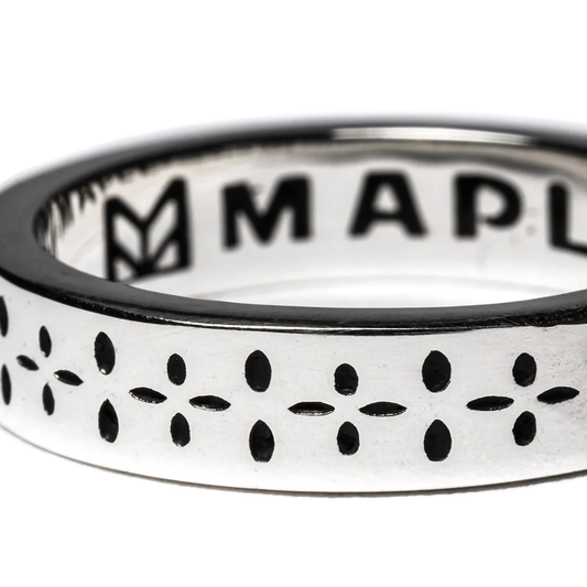 Maple Bandana Ring Silver 925