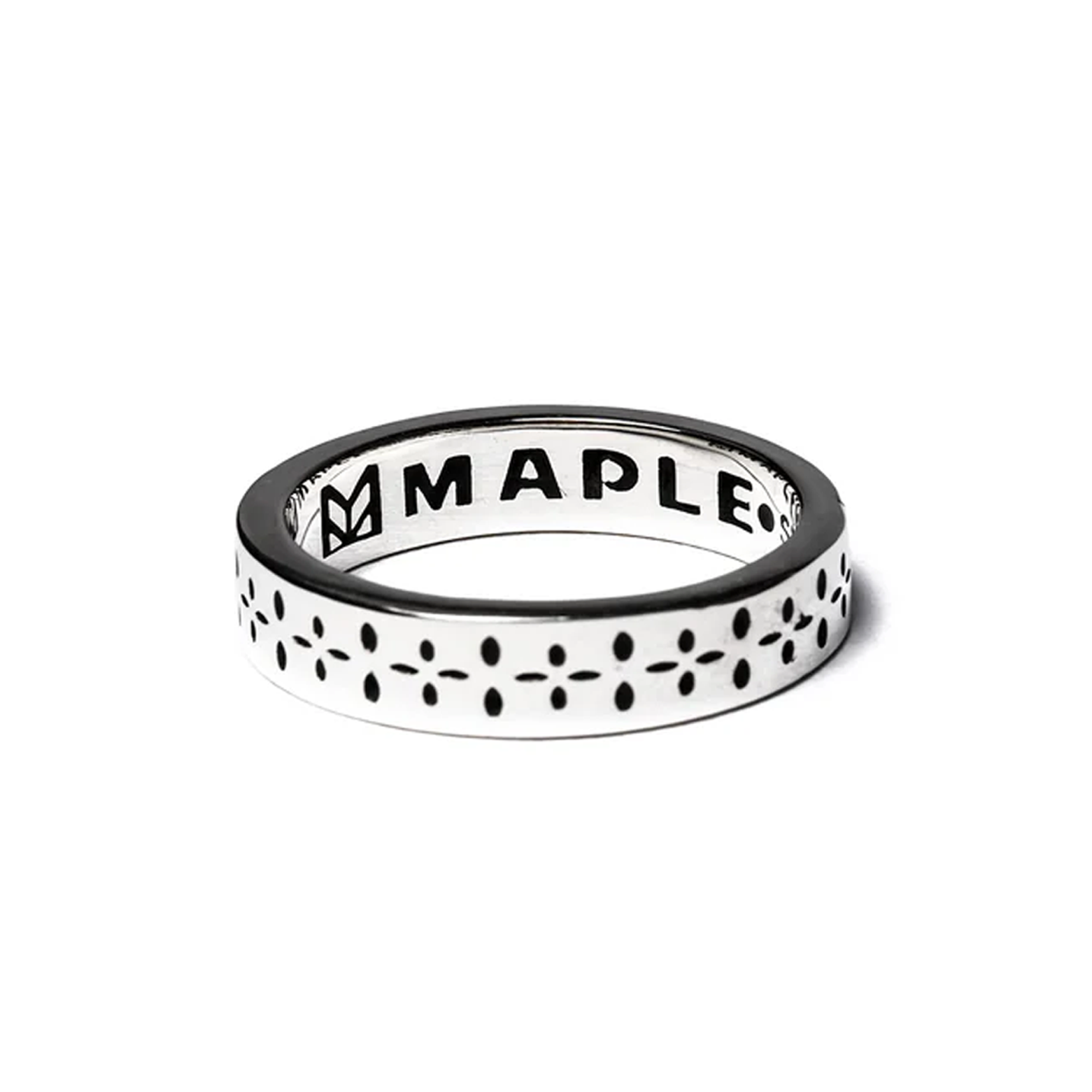 Maple Bandana Ring Silver 925