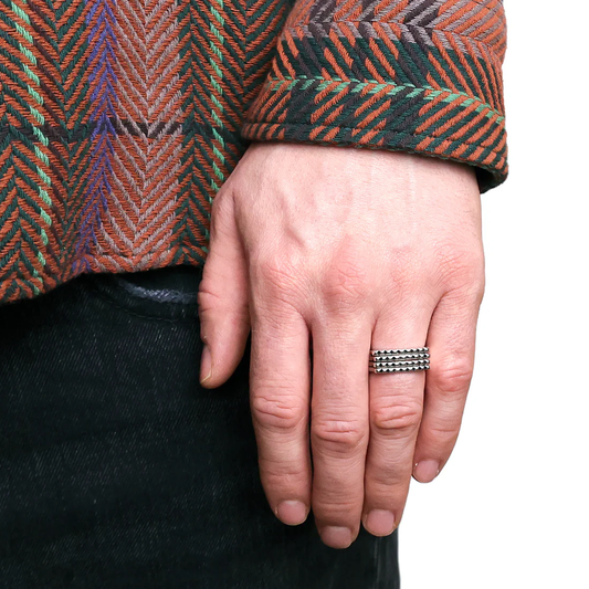 Maple Stackable Ring Silver 925