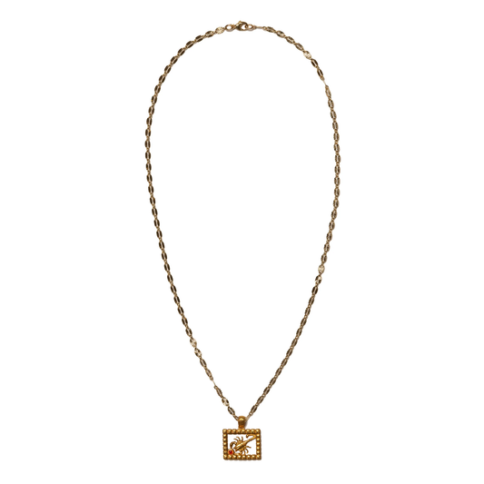 Maple Scorpio Chain 14k Gold Filled/Zircon