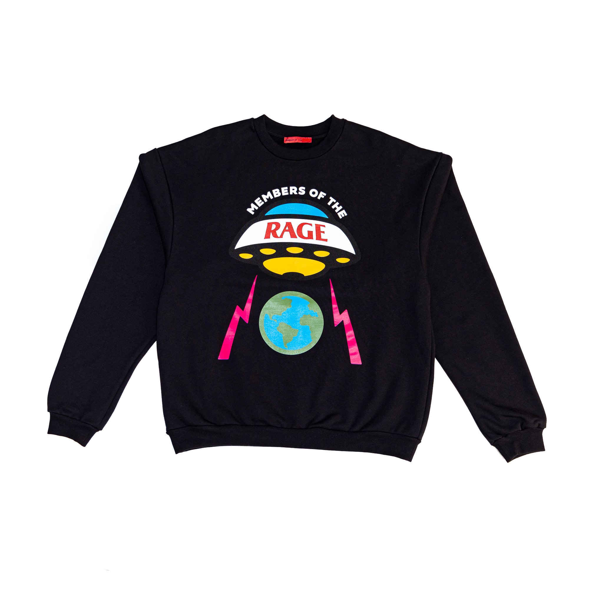 Members Of The Rage Crewneck Big Logo Black