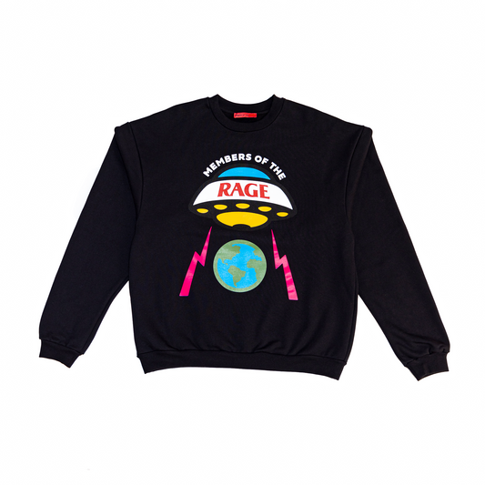 Members Of The Rage Crewneck Big Logo Black