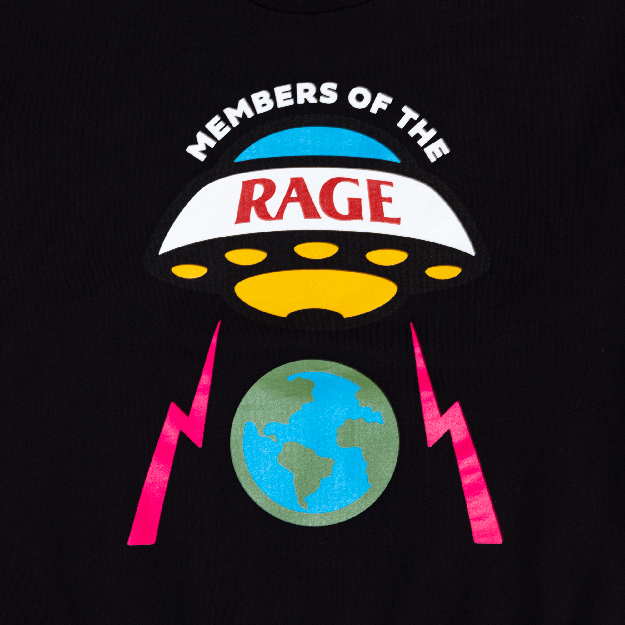 Members Of The Rage Crewneck Big Logo Black