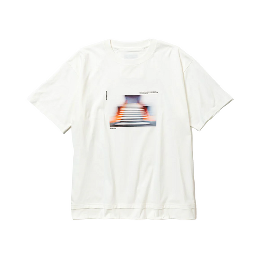 Meanswhile Layer T-Shirt x Ola Kolehmainen Off White A