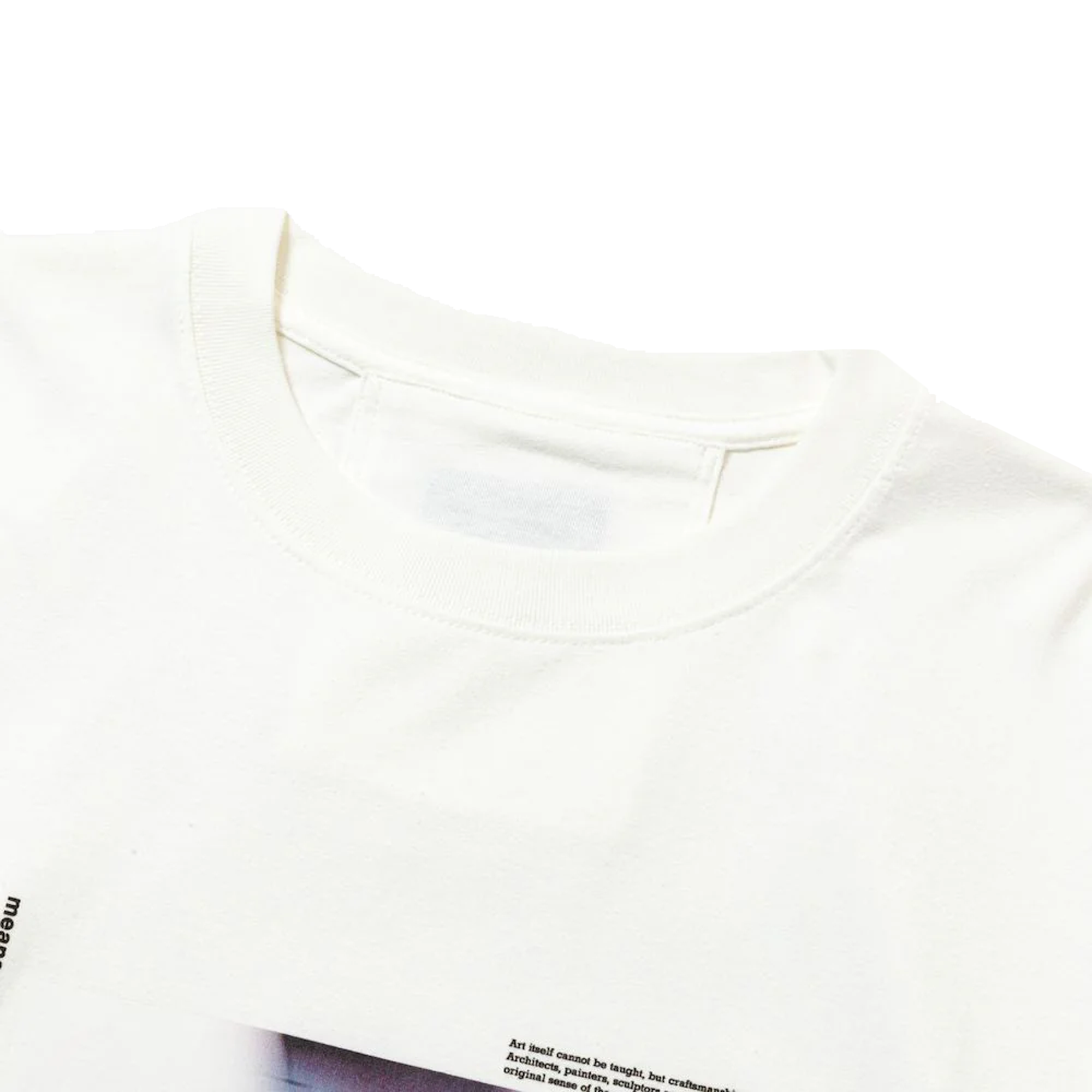 Meanswhile Layer T-Shirt x Ola Kolehmainen Off White A