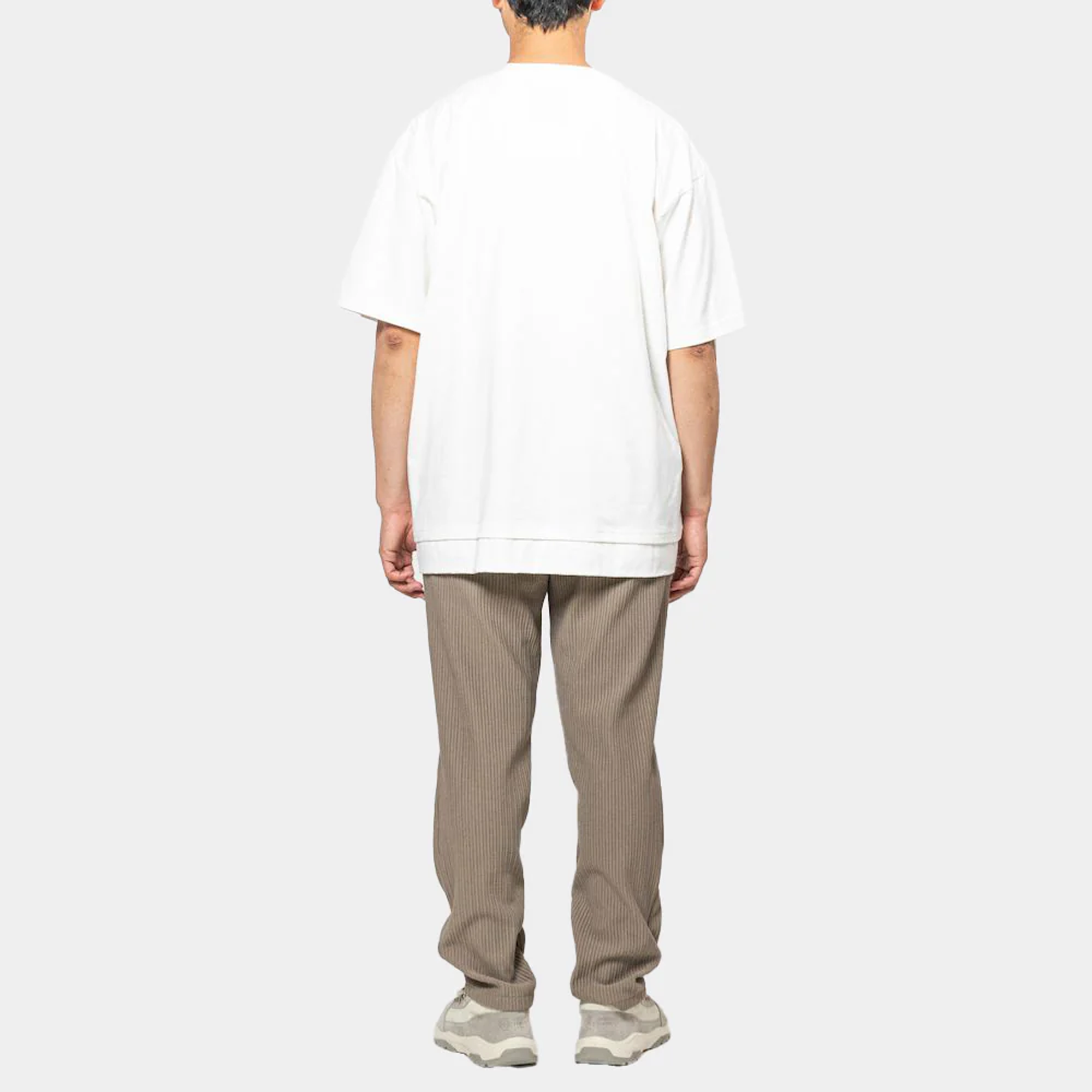 Meanswhile Layer T-Shirt x Ola Kolehmainen Off White A