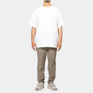 Meanswhile Layer T-Shirt x Ola Kolehmainen Off White C