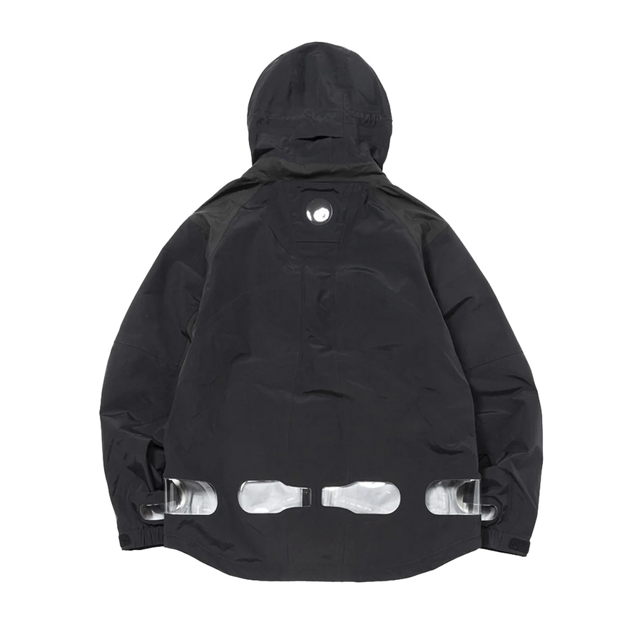 Meanswhile Air Window Shell Jacket Carbon Black