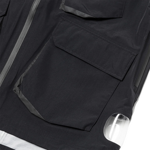 Meanswhile Air Window Shell Jacket Carbon Black