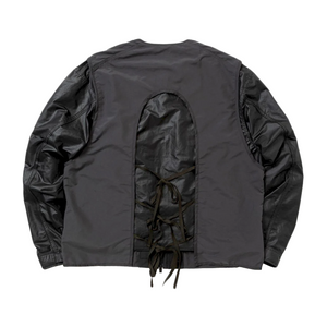 Meanswhile Paper Touch Reversible 4Way Jacket Off Black