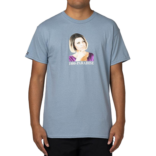 Made In Paradise Worry Tee Slate Blue