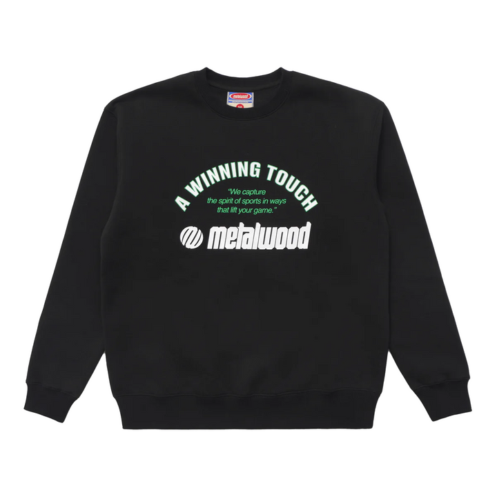 Metalwood Winning Touch Crewneck Sweatshirt Black