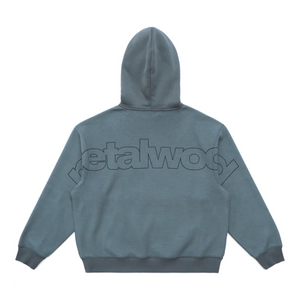Metalwood Reverse Twinkle Hooded Sweatshirt Marine