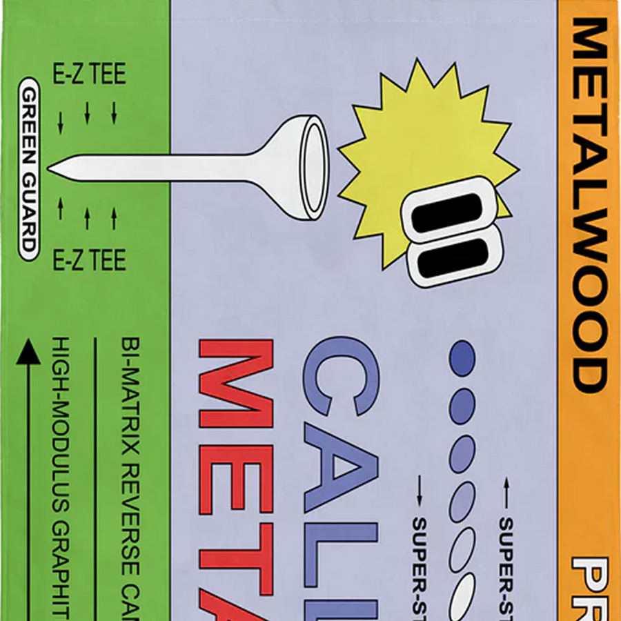 Metalwood Precision Caddie Towel Multi