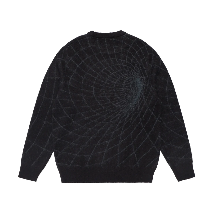 Metalwood Wormhole Shaggy Sweater Black