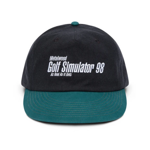 Metalwood Simulator 98 5-Panel Snapback Hat Black/Teal