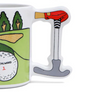 Metalwood Putt Putt Ceramic Mug White