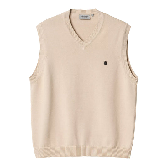 Carhartt Madison Vest Sweater Fleur De Sel/Black I033036.2NQXX