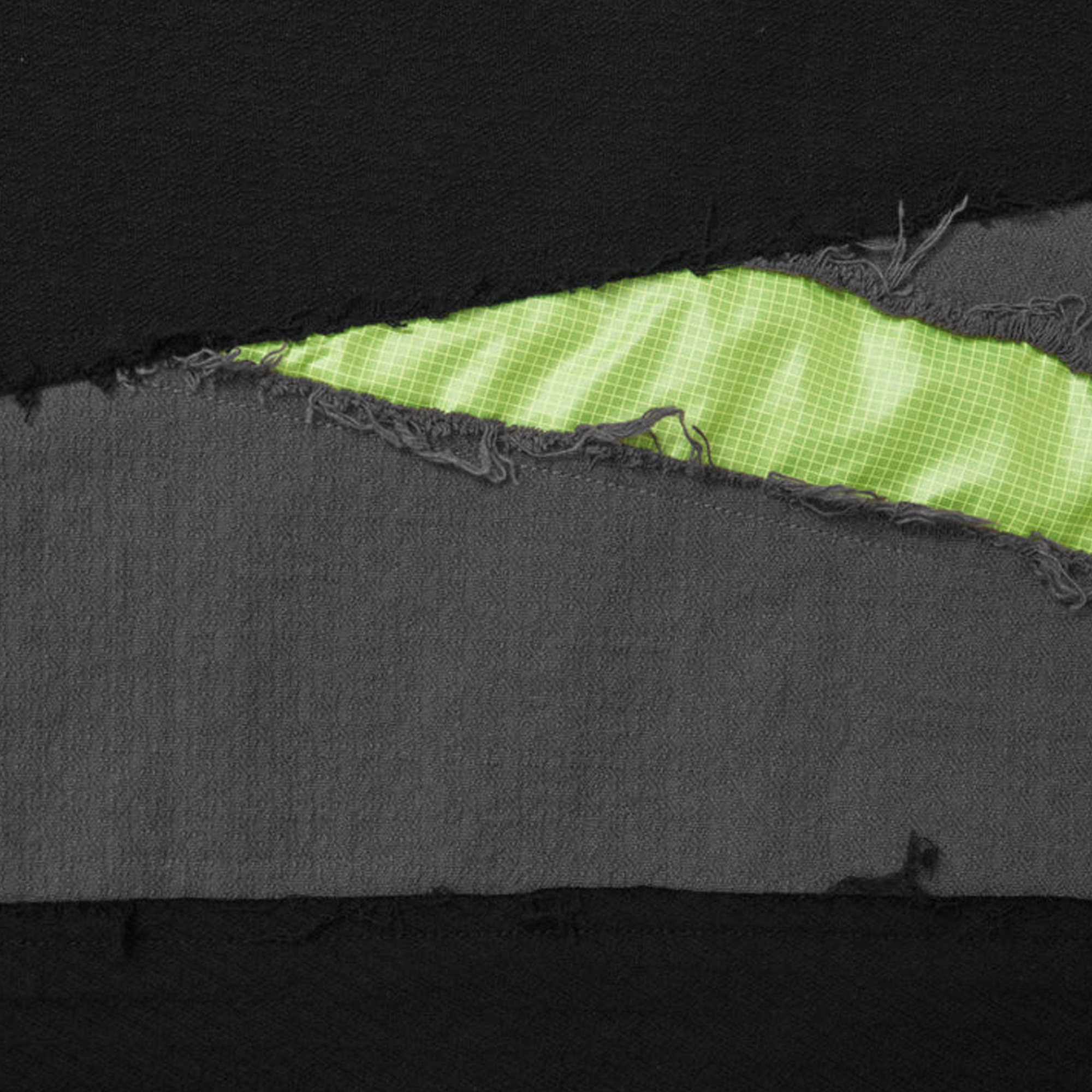 Magic Stick Prism Layered Scarf Black