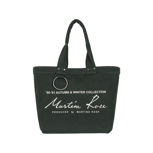 Martine Rose Bondage Tote Bag Dark Green