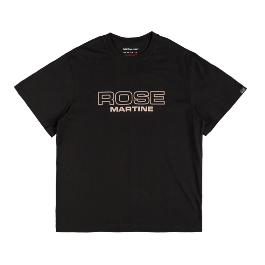Martine Rose Classic T-Shirt FW25 Black Rose