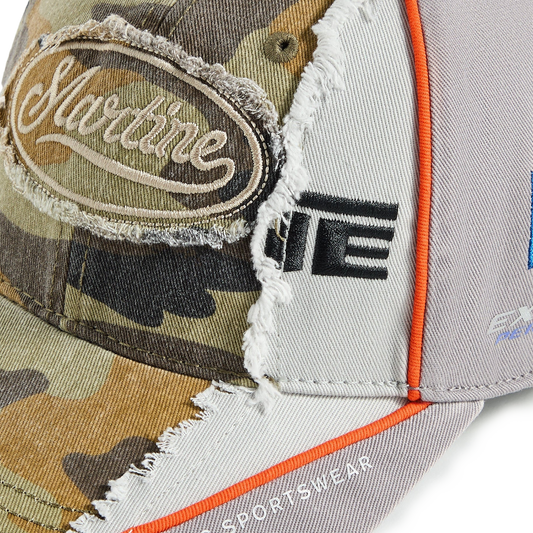 Martine Rose Collage Cap Green Camo