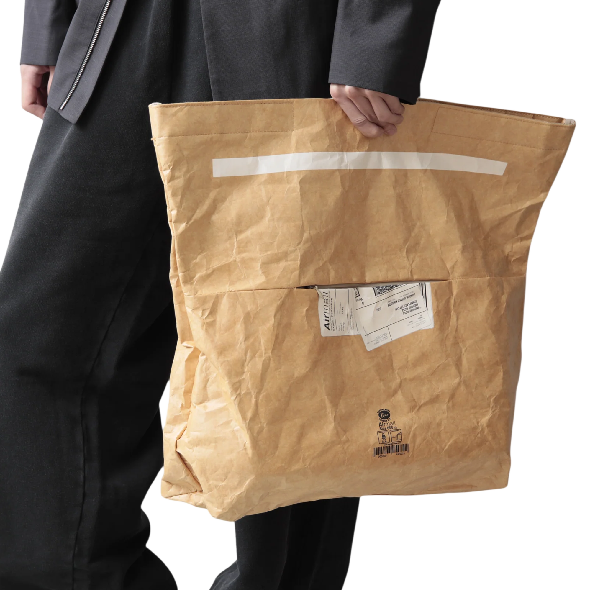 Martine Rose Foldable Bag Beige