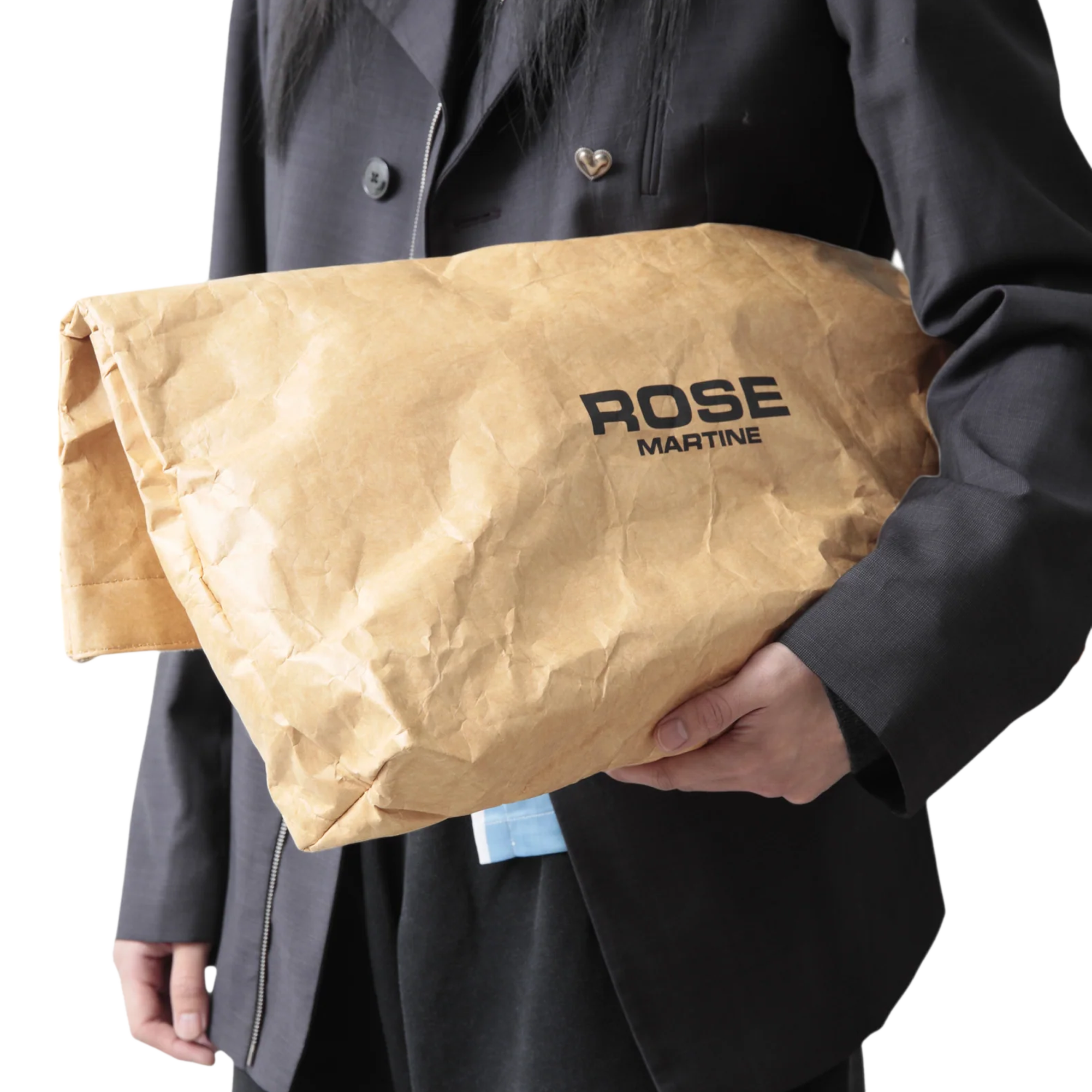 Martine Rose Foldable Bag Beige