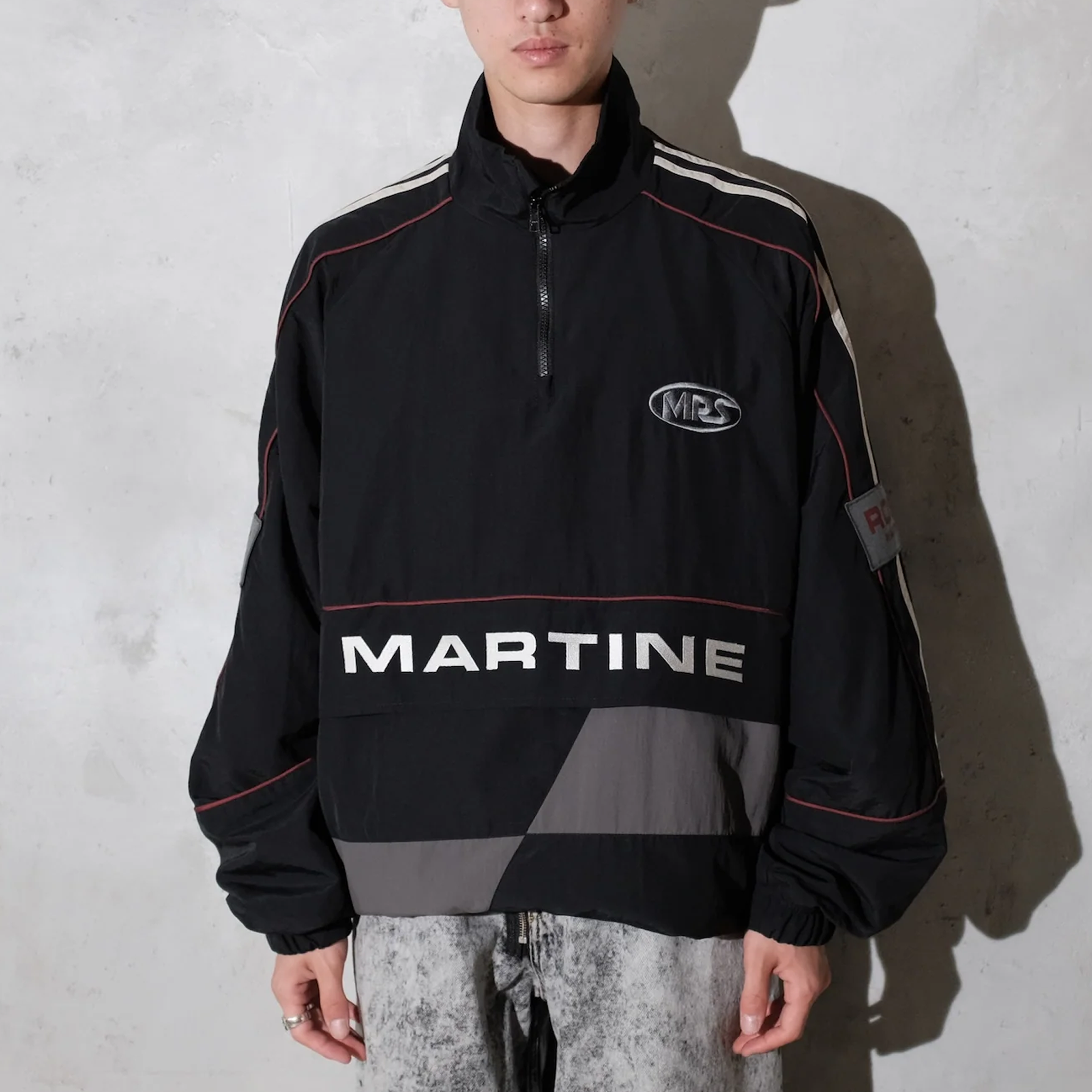 Martine Rose Hockey Pullover Black/Grey