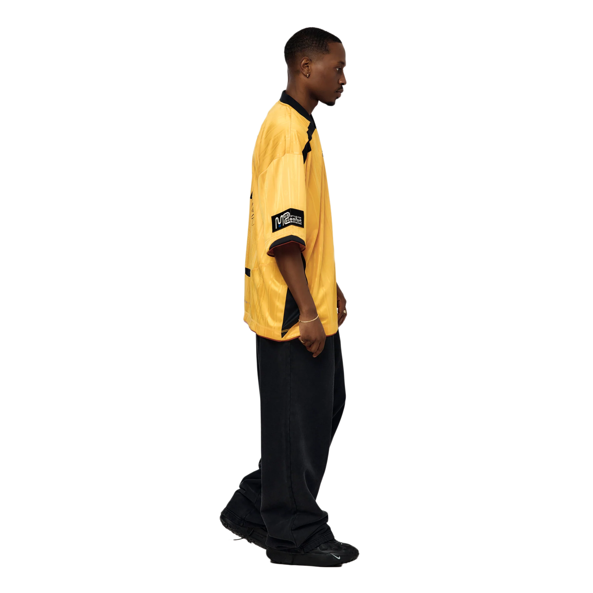 Martine Rose Printed Football Top Yellow Gold