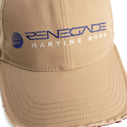 Martine Rose Roll Back Cap Beige Stone