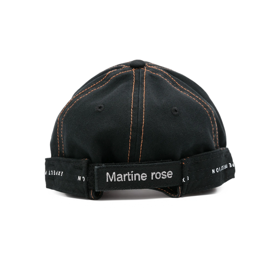 Martine Rose Roll Back Cap Black