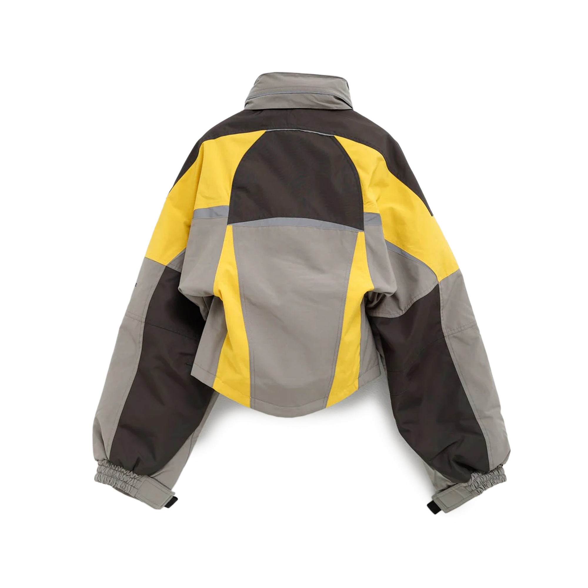 Martine Rose Shrunken Sports Jacket Grey-Yellow