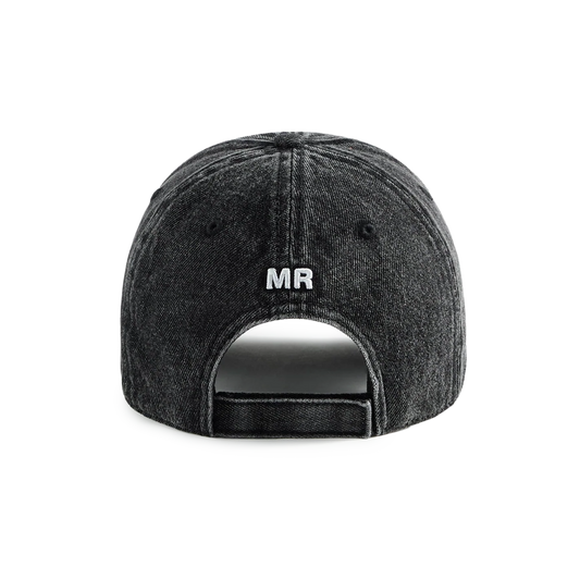 Martine Rose Signature Cap Washed Black