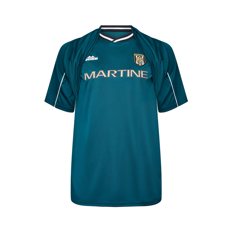 Martine Rose Celebration Football Top Green