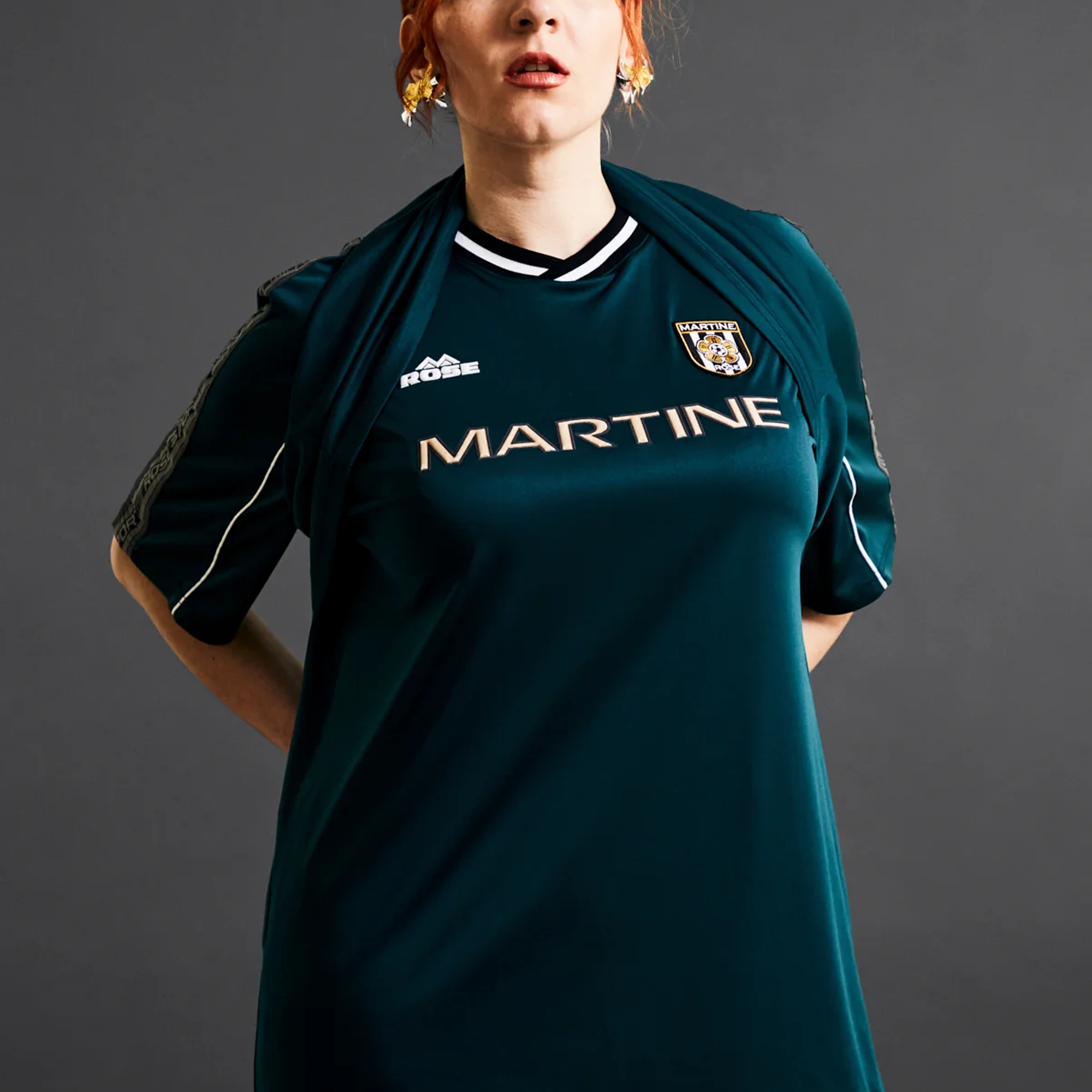 Martine Rose Celebration Football Top Green – Laced