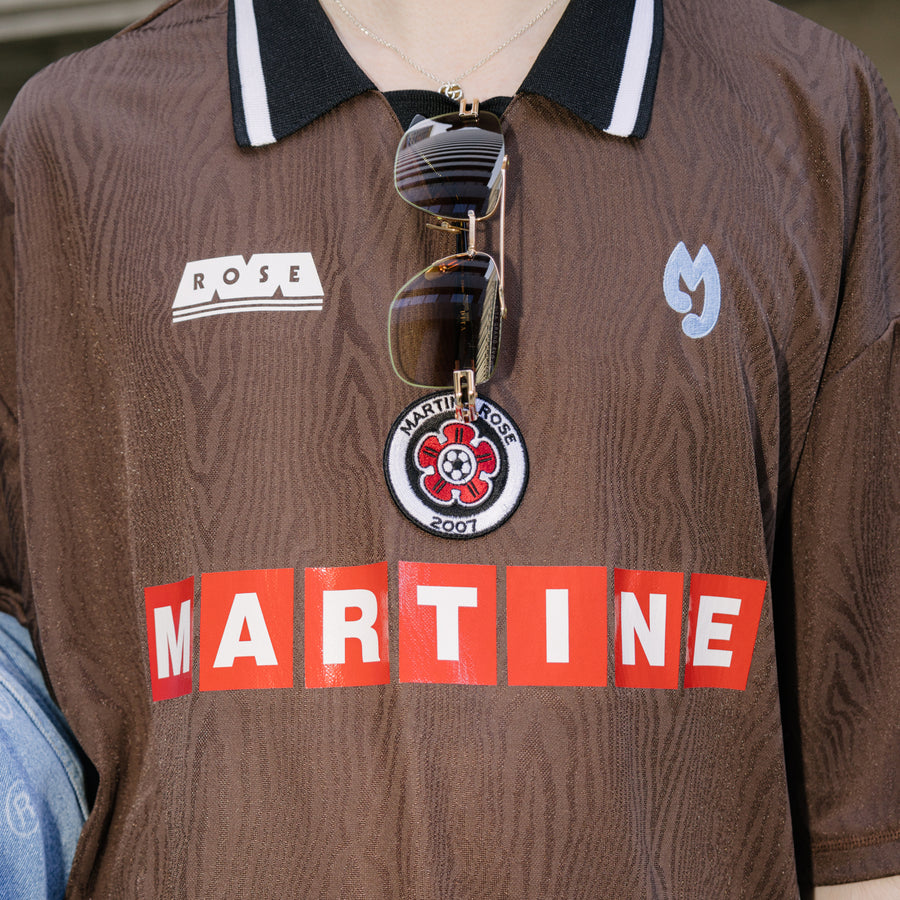 Martine Rose Football Top Brown