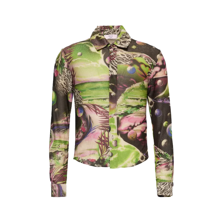 Martine Rose Stretched Shirt Space Green