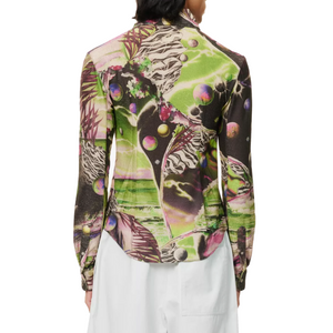 Martine Rose Stretched Shirt Space Green