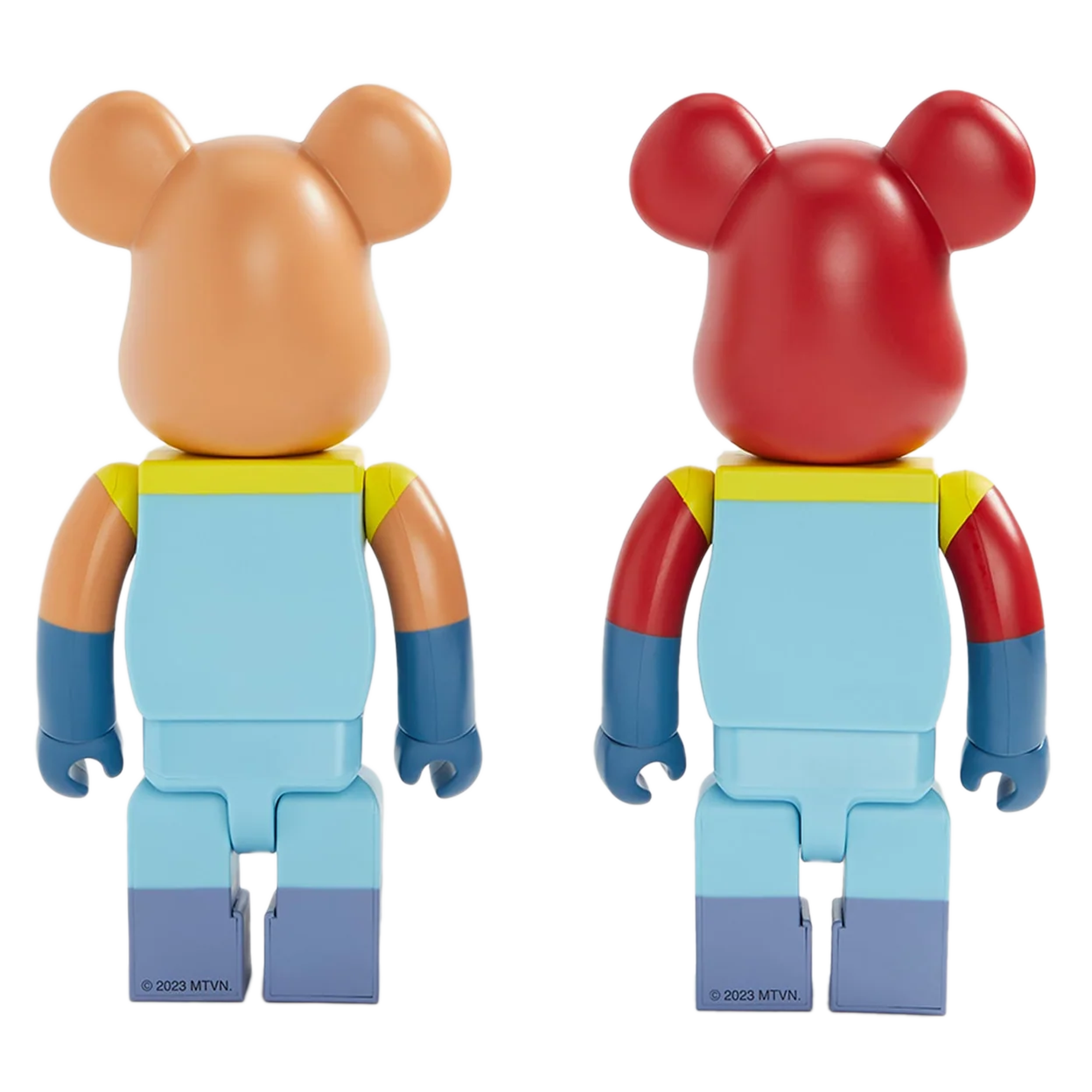 Medicom Toy BE@RBRICK Nickelodeon Ren & Stimpy Space Madness 400% Set of 2