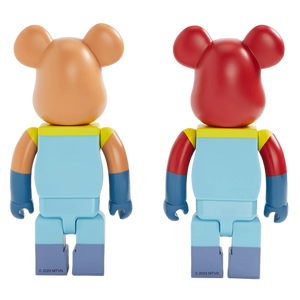 Medicom Toy BE@RBRICK Nickelodeon Ren & Stimpy Space Madness 400% Set of 2