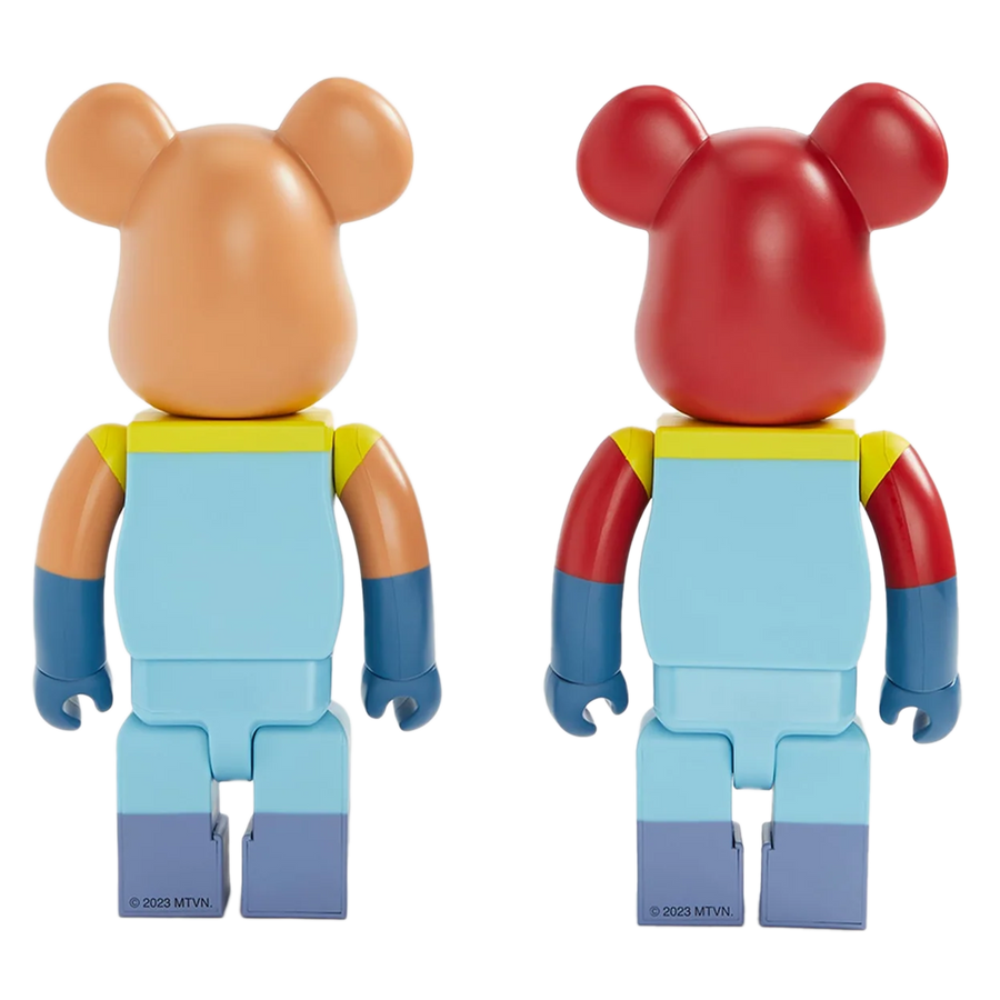 Medicom Toy BE@RBRICK Nickelodeon Ren & Stimpy Space Madness 400% Set of 2