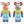 Medicom Toy BE@RBRICK Nickelodeon Ren & Stimpy Space Madness 400% Set of 2